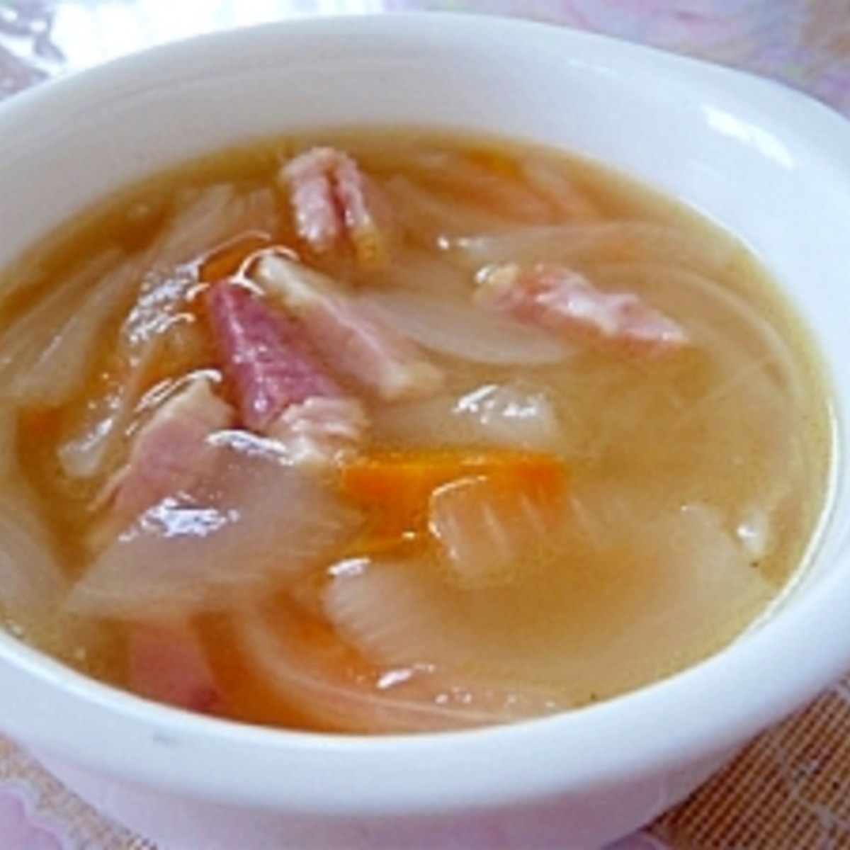 ベーコンと玉ねぎ 美味しいスープ レシピ 作り方 By 手作り大好き さくら 楽天レシピ ベーコンと玉ねぎ 美味しいスープ レシピ 作り方 By 手作り大好き さくら 楽天レシピ
